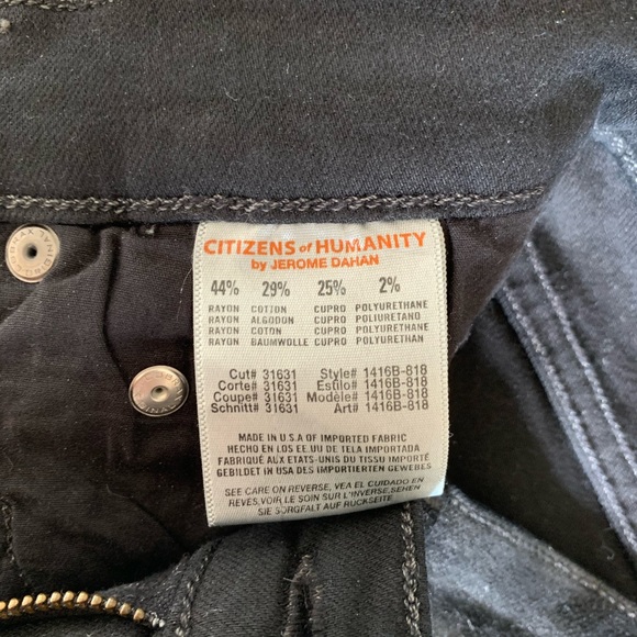 Citizens of Humanity Rocket Leatherette Jeans - Picture 7 of 7